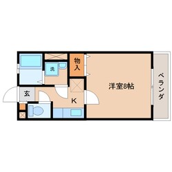 草薙駅 徒歩27分 2階の物件間取画像